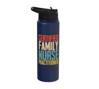 Certified Family Nurse Practitioner FNP Nursing Apparel Stainless Steel Insulated Water Bottle