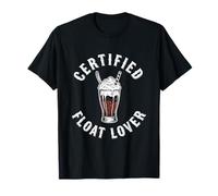 Certified Float Lover Funny Root Beer Float Humor T-Shirt