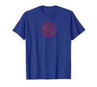 Certified Food Lover Culinary Enthusiast Stamp T-Shirt, Men, Royal Blue, L