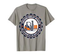 Certified Forklift Operator Backbone Supply Chain Emblem T-Shirt