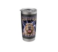 Certified Freak Capybara Funny Cursed Meme Stainless Steel Insulated Tumbler