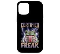 Certified Freak Frog Funny Cursed Meme Case for iPhone 12/12 Pro
