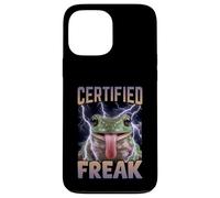 Certified Freak Frog Funny Cursed Meme Case for iPhone 13 Pro Max