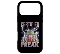Certified Freak Frog Funny Cursed Meme Case for iPhone 17 Pro Max