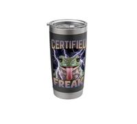 Certified Freak Frog Funny Cursed Meme Stainless Steel Insulated Tumbler