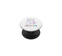 Certified Germaphobe Funny Clean Freak Hygiene Design PopSockets Adhesive PopGrip