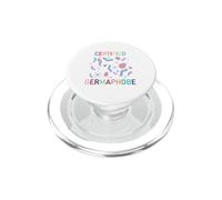 Certified Germaphobe Funny Clean Freak Hygiene Design PopSockets PopGrip for MagSafe