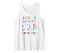 Certified Germaphobe Funny Clean Freak Hygiene Design Tank Top