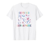 Certified Germaphobe Funny Clean Freak Hygiene Design Value Graphic T-Shirt
