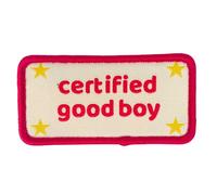 Certified Good Boy Girl Dog Harness Patches | Hoop & Loop Funny Cute Dogs Patch for Removable Vest Collar Tactical Working Moral Training Tracking Service Dog Doggie Pet Embroidery Accessories (Boy)