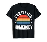 Certified Homebody Cozy Introvert Lifestyle Vibe - Value Graphic T-Shirt, Men, Black, M