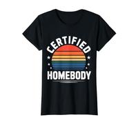 Certified Homebody Cozy Introvert Lifestyle Vibe - Value Graphic T-Shirt, Women, Black, L