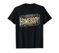 Certified Homebody Introvert Official Vintage Credential T-Shirt