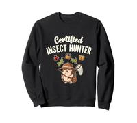 Certified Insect Hunter Cute Hedgehog Bug Lover Sweatshirt