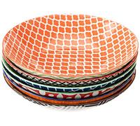 Certified International Soho All Purpose Porcelain Bowls, Set of 6, Multicolor