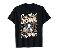 Certified Jowl Inspector Boston Terrier Bostie Dog Value Graphic T-Shirt