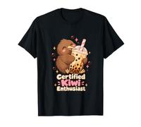 Certified Kiwi Enthusiast Kiwi Bird New Zealand T-Shirt