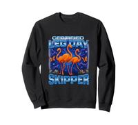 Certified Leg Day Skipper Unhinged Gym Rat Lifter Gen Z Meme Sweatshirt