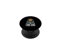 Certified Line Dog Danger Lineman Life PopSockets Adhesive PopGrip