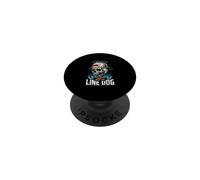 Certified Line Dog Danger Lineman Life PopSockets Adhesive PopGrip