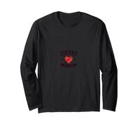 Certified Love Expert: Romantic Humor for Couples Long Sleeve T-Shirt, Adult Unisex, Black, M