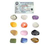 Certified Made in India 12 Chakra with Tiger Eye Tumbling, 12 Chakra Tumbled Stone Kit, 7 Chakra Tumbled Stones Set, Energy Powered by Experienced Reiki Healing Grand Master-B0CGTPX4W2, Silver