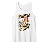 Certified Mashed Potato Expert Funny Sweet Potato Lover Tank Top