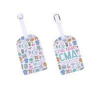 Certified Medical Assistant Appreciation Icon Luggage Tag Best CMA Ever Purse Info Tag Nursing Life Gift Healthcare Worker Gift, Cmaabouttag-us