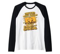 Certified Medical Assistant Because Badass Isn't Official Raglan Baseball Tee
