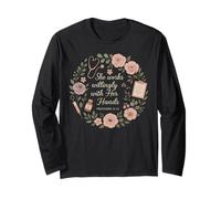 Certified Medical Assistant Bible Verse Faith Christian CMA Long Sleeve T-Shirt