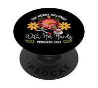 Certified Medical Assistant Bible Verse Faith Christian CMA PopSockets Adhesive PopGrip