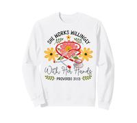 Certified Medical Assistant Bible Verse Faith Christian CMA Sweatshirt