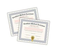 Certified Medical Assistant CMA Certificate of Graduation Completion 6pk on Linen 8.5x11” Certification Card Keepsake Gift School Tech