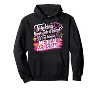 Certified Medical Assistant CMA Thinking Your Job Is Hard? Pullover Hoodie