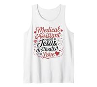 Certified Medical Assistant Jesus Faith Christian CMA Tank Top