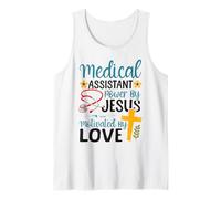 Certified Medical Assistant Jesus Faith Christian CMA Tank Top