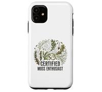 Certified Moss Enthusiast Vintage Botanical Nature Tee Case for iPhone 11