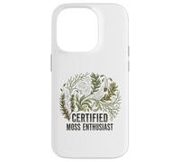 Certified Moss Enthusiast Vintage Botanical Nature Tee Case for iPhone 14 Pro