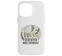 Certified Moss Enthusiast Vintage Botanical Nature Tee Case for iPhone 14 Pro Max