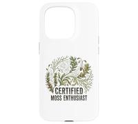 Certified Moss Enthusiast Vintage Botanical Nature Tee Case for iPhone 15 Pro