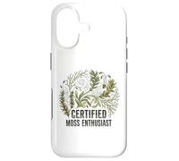 Certified Moss Enthusiast Vintage Botanical Nature Tee Case for iPhone 17