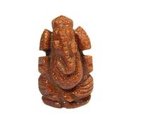 Certified Natural Sunstone Sang-E-Sitara 1 Inch Ganapati Rectify Astrological Dosha Of Sun Best For Sun In The 6Th, 8Th Or 12Th House 39.1 Cts.-B089GRTWM2