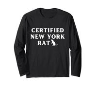 Certified New York Rat Funny Y2K Long Sleeve T-Shirt