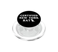 Certified New York Rat funny Y2K PopSockets PopGrip for MagSafe