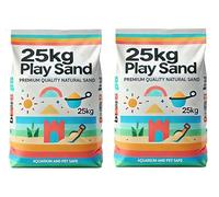 Certified Non-Toxic Children's Play Sand, 50kg - Natural, Washed, and Safe for Kids' Play Pits.