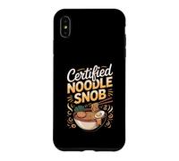 Certified Noodle Snob Ramen Noodles Japanese Food Case for iPhone XS Max