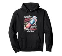 Certified Nursing Assistant CNA Helping Patients Pullover Hoodie