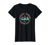 Certified Nursing Assistant Nurse Aide Nurse Assistant CNA Value Graphic T-Shirt, Women, Black, XS