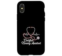 Certified Nursing Assistant Stethoscope Heartbeat Case for iPhone X/XS