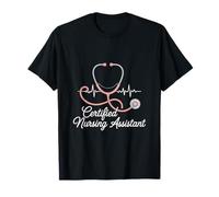 Certified Nursing Assistant Stethoscope Heartbeat T-Shirt